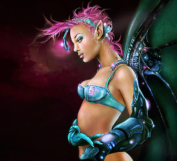 Fae, fairy, abstract, fantasy HD wallpaper