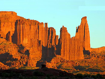 Redrock Desert, desert, sky, rock, land HD wallpaper