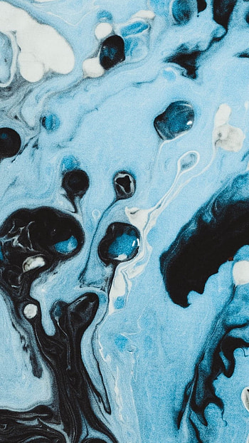 Drippy, Blue Paint, Stains HD phone wallpaper