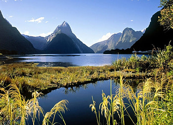 a lake with water, nature, water, lake, mountain HD wallpaper