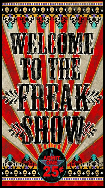 WELCOME, act, show, circus, Freak HD phone wallpaper