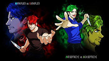 ... The Dark Side (Markiplier, Jacksepticeye fan art) by cerae28 HD wallpaper
