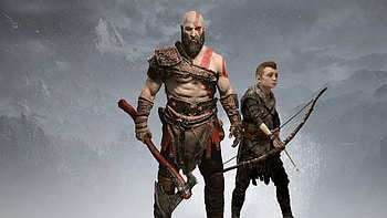 Atreus, Kratos HD wallpaper
