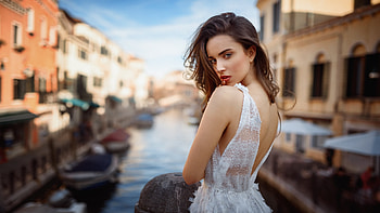 Brunette Model Women Outdoors Depth Of Field, girls, model, depth-of-field, outdoors, women HD wallpaper
