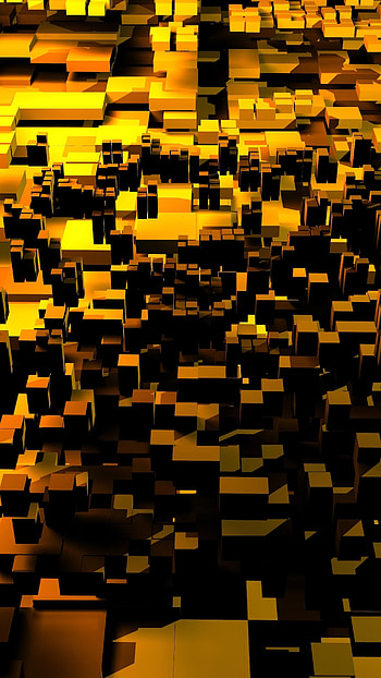 Black And Yellow, Black And Yellow Background HD phone wallpaper