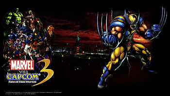 Wolverine, art, capcom, game, comic, marvel HD wallpaper
