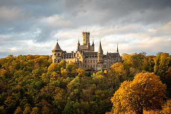 Marienburg Castle in Autumn Ultra – A Majestic Man-Made Marvel, man made HD wallpaper