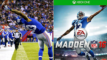Odell Beckham Jr. Makes Another One-Handed Catch in Madden 16 Trailer - Video Dailymotion HD wallpaper