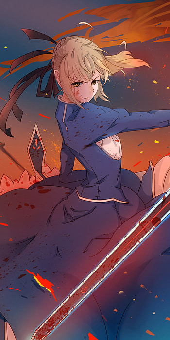 Saber (Fate Series), Anime, Fate/Stay Night HD phone wallpaper