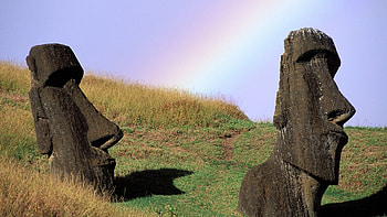 Chilean paradise, Easter Island's Moai, Expansive landscapes, by Hub HD wallpaper