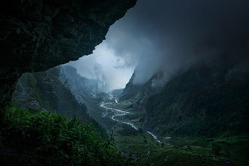 Rain Background . For, Mountain Rain HD wallpaper