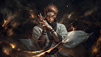 Ryomen Sukuna From Jujutsu Kaisen, jujutsu-kaisen, ryomen-sukuna, anime, ai, artwork, digital-art, artist HD wallpaper