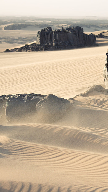 Tassili N'Ajjer - Dust, sand, sand dune, nature, desert HD phone wallpaper