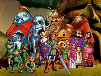 the good guys, goron, zora, nintendo, saria, link, owl, shiek, video game, malon, zelda, sage HD wallpaper
