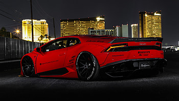 Lamborghini Huracan, Liberty Walk Cars HD wallpaper