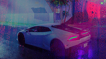 Lambo Double Exposure , lamborghini, cars, long-exposure HD wallpaper
