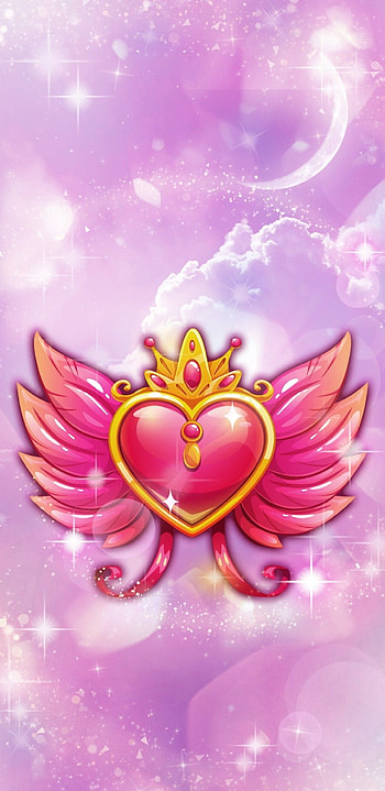 Heart With Wings, Wings , Cute design, Whimsical ry HD phone wallpaper