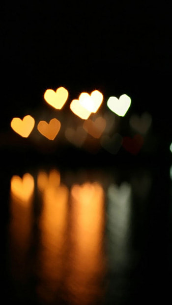 Nice, Heart Reflection, heart, reflection HD phone wallpaper