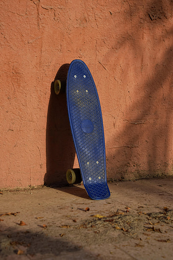 Miscellanea, Miscellaneous, Shadow, Wall, Skateboard, Longboard HD phone wallpaper