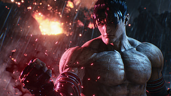 Tekken 8 Jin Kazama – Intense Fighter Background, Jin Kazama, video game, Tekken 8 HD wallpaper