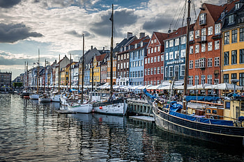 Copenhagen , Varied cityscapes, Danish urban beauty, Creative visuals HD wallpaper