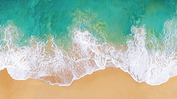 Beach Aerial View HD wallpaper