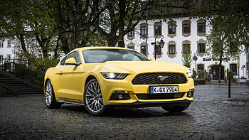 Ford Mustand 3, ford, mustang, cars, yellow HD wallpaper