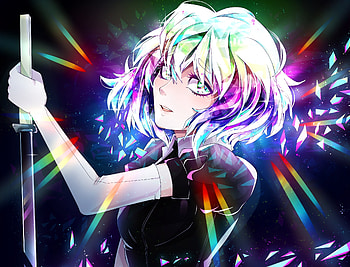 Diamond, Houseki no Kuni, colorful hair HD wallpaper