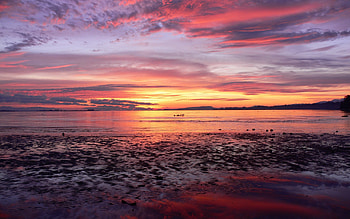 Landscape, Sunset HD wallpaper