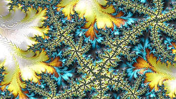 Trippy Psychedelic Fractal, colorful, colors, artistic, Abstract, fractal HD wallpaper