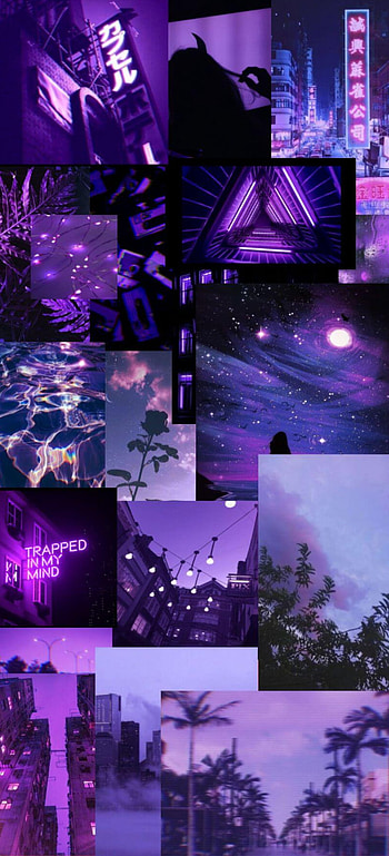 Purple asthenic HD phone wallpaper
