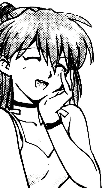 ASUKA MANGA, evangelion HD phone wallpaper