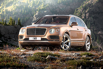 Bentley, Cars, Brown, Side View, Bentayga HD wallpaper