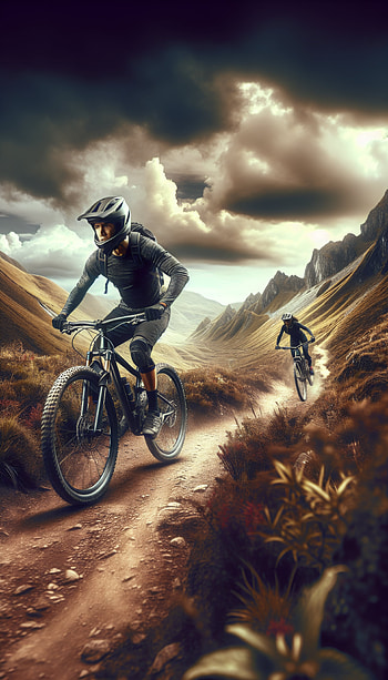 Thrill Ride: Mountain Biking - Now!, landscape HD phone wallpaper