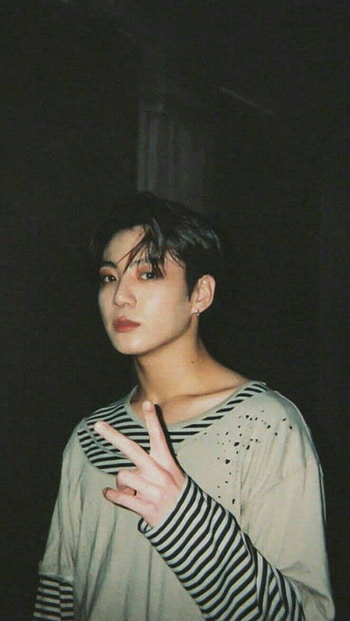 Jungkook, bts, jaw, jk, lip, bunny HD phone wallpaper
