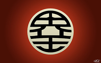 dragon ball z symbol HD wallpaper
