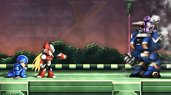 ... Mega Man X1 Upclose with ZX by Billysan291 HD wallpaper