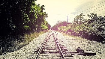 Nature, Movement, Traffic, Surface, Railway HD wallpaper