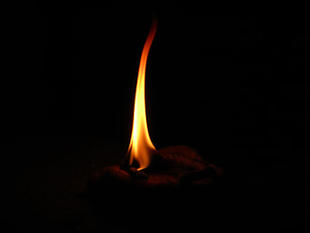 Fire, Dark, Flame, Candle HD wallpaper
