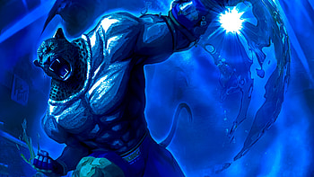 Blue King — Tekken Ultra, video game, Tekken, King (Tekken), blue HD wallpaper