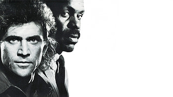 Mel Gibson, Intense expression, Monochrome movie poster, Iconic black and white HD wallpaper