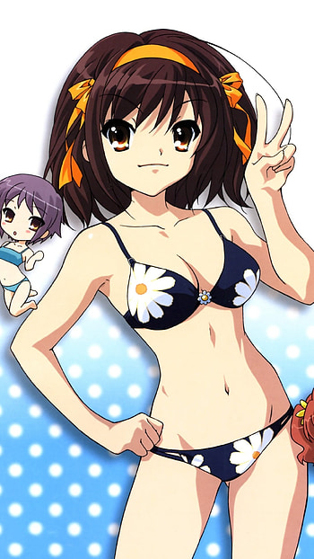 Melancholy of Haruhi Suzumiya, Haruhi Galaxy S4 , Kawaii mobile, One HD phone wallpaper