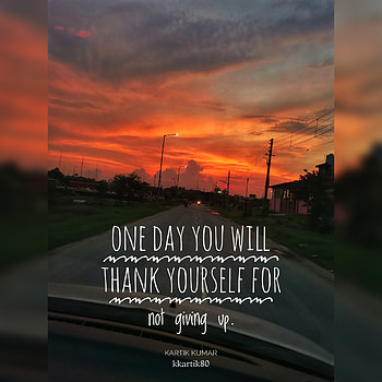 Quote, cloud, sky, positive_quote, stranger_things, positive, vibes HD phone wallpaper
