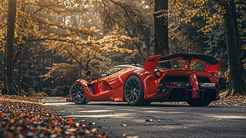 Ferrari FXX-K Evo – Autumn Drive Masterpiece, Ferrari FXX-K Evo HD wallpaper