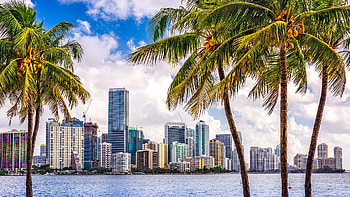 Miami Skyline, Travels, Residence apartment, Vondom HD wallpaper