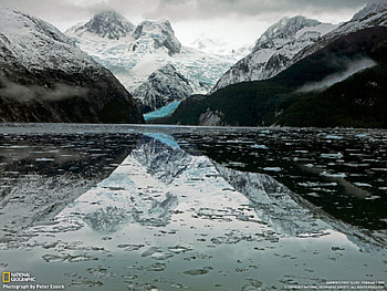 cool mountain lake, ices lake HD wallpaper