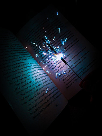 Sparks, Miscellanea, Miscellaneous, Text, Book, Sparkler HD phone wallpaper