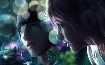 Final Fantasy, blonde, teen, cute, girl, beauty, anime, fantasy, boy, video game, face, , eye HD wallpaper