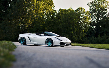 Auto, Trees, Lamborghini, Cars, Street HD wallpaper