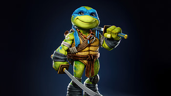 Cute Tmnt Leonardo, teenage-mutant-ninja-turtles, ninja-turtle, movies, artist, artwork, digital-art, artstation HD wallpaper